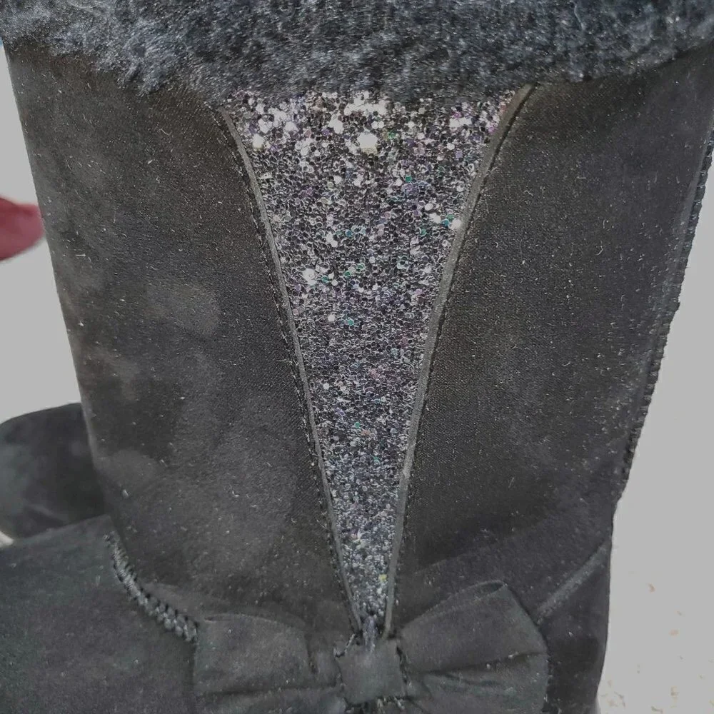 Girl’s Kohls Kinsley Black Boots Size 4M